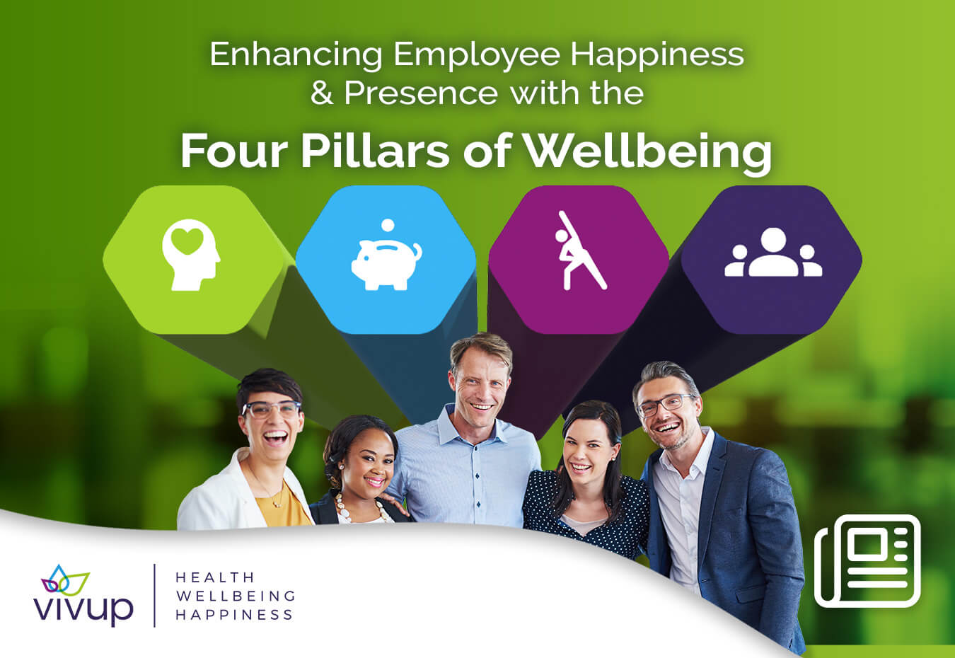 Enhancing Employee Happiness & Presence with the Four Pillars of Wellbeing 